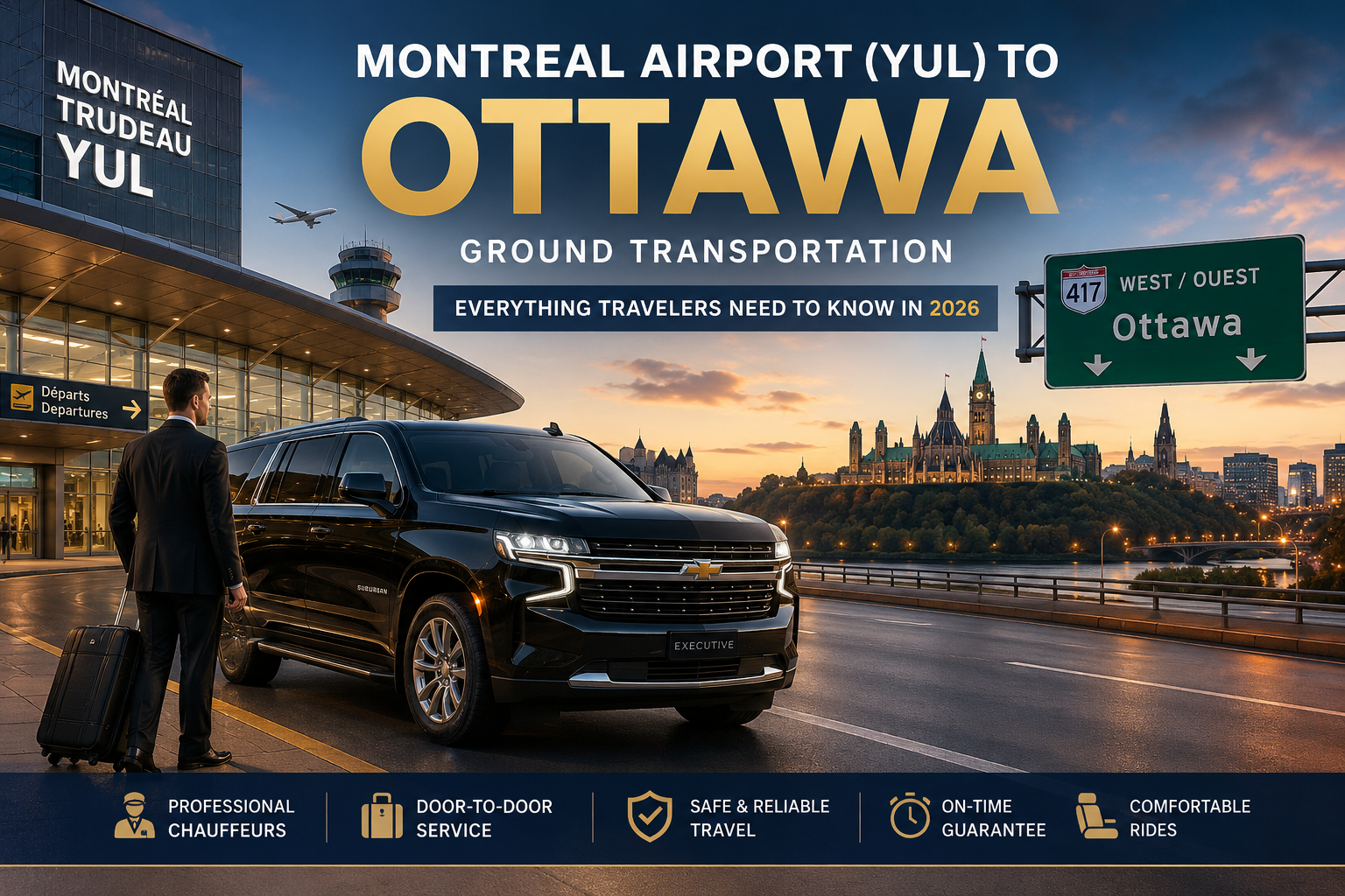 Montreal Airport to Ottawa